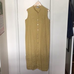 Linen sleeveless dress